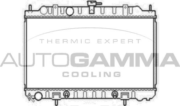 Autogamma 105811 - Radiators, Motora dzesēšanas sistēma autodraugiem.lv