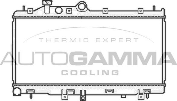 Autogamma 105813 - Radiators, Motora dzesēšanas sistēma autodraugiem.lv