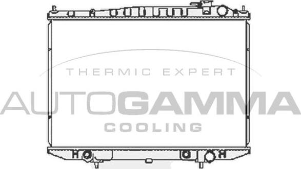 Autogamma 105388 - Radiators, Motora dzesēšanas sistēma autodraugiem.lv