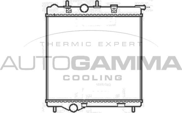 Autogamma 105248 - Radiators, Motora dzesēšanas sistēma autodraugiem.lv