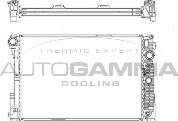 Autogamma 105215 - Radiators, Motora dzesēšanas sistēma autodraugiem.lv