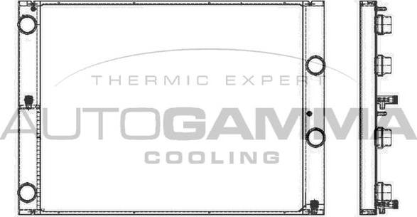 Autogamma 105749 - Radiators, Motora dzesēšanas sistēma autodraugiem.lv