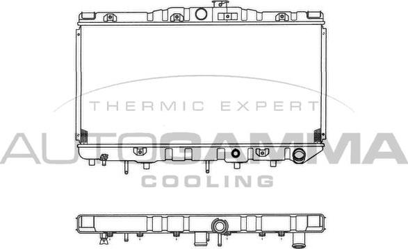 Autogamma 100994 - Radiators, Motora dzesēšanas sistēma autodraugiem.lv