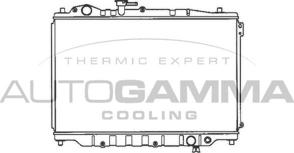 Autogamma 100499 - Radiators, Motora dzesēšanas sistēma autodraugiem.lv