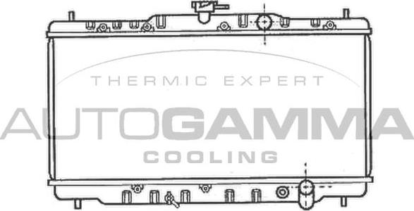 Autogamma 100402 - Radiators, Motora dzesēšanas sistēma autodraugiem.lv