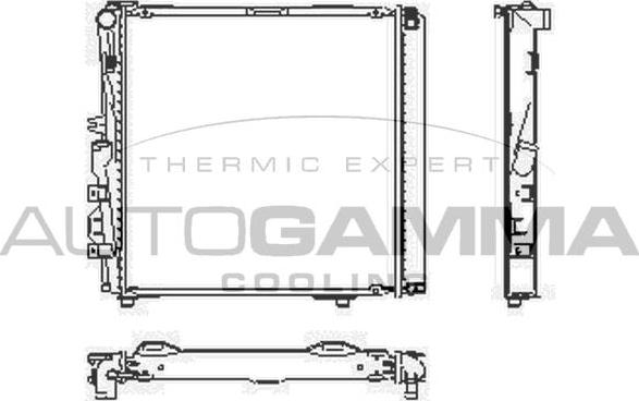 Autogamma 100559 - Radiators, Motora dzesēšanas sistēma autodraugiem.lv