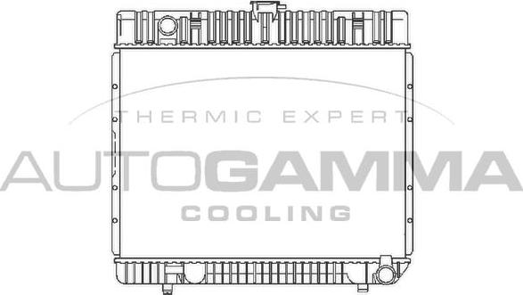 Autogamma 100532 - Radiators, Motora dzesēšanas sistēma autodraugiem.lv