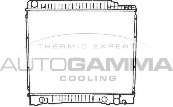 Autogamma 100537 - Radiators, Motora dzesēšanas sistēma autodraugiem.lv