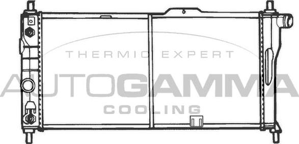 Autogamma 100693 - Radiators, Motora dzesēšanas sistēma autodraugiem.lv