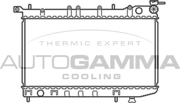 Autogamma 100649 - Radiators, Motora dzesēšanas sistēma autodraugiem.lv