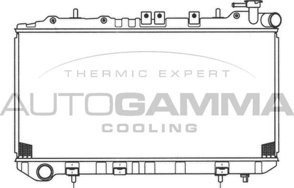 Autogamma 100650 - Radiators, Motora dzesēšanas sistēma autodraugiem.lv