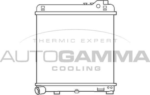 Autogamma 100094 - Radiators, Motora dzesēšanas sistēma autodraugiem.lv