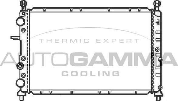 Autogamma 100017 - Radiators, Motora dzesēšanas sistēma autodraugiem.lv