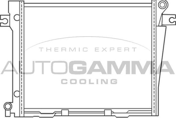 Autogamma 100104 - Radiators, Motora dzesēšanas sistēma autodraugiem.lv