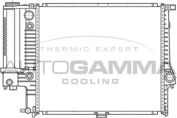 Autogamma 100126 - Radiators, Motora dzesēšanas sistēma autodraugiem.lv