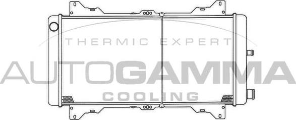 Autogamma 100336 - Radiators, Motora dzesēšanas sistēma autodraugiem.lv