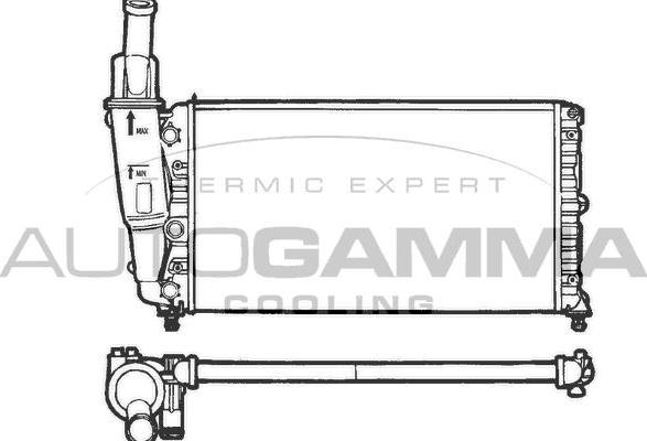 Autogamma 100292 - Radiators, Motora dzesēšanas sistēma autodraugiem.lv