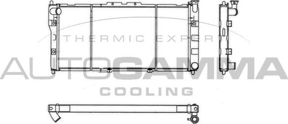 Autogamma 101997 - Radiators, Motora dzesēšanas sistēma autodraugiem.lv