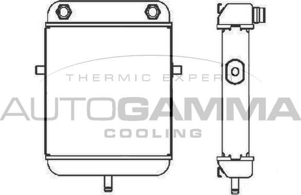 Autogamma 101935 - Eļļas radiators, Motoreļļa autodraugiem.lv