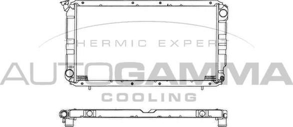 Autogamma 101446 - Radiators, Motora dzesēšanas sistēma autodraugiem.lv