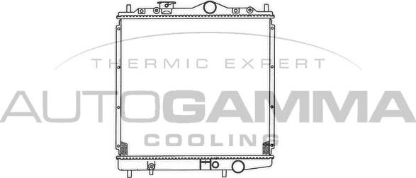 Autogamma 101435 - Radiators, Motora dzesēšanas sistēma autodraugiem.lv