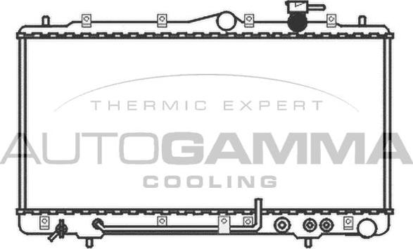 Autogamma 101591 - Radiators, Motora dzesēšanas sistēma autodraugiem.lv