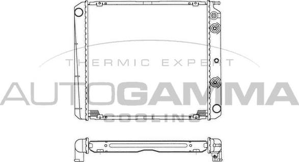 Autogamma 101093 - Radiators, Motora dzesēšanas sistēma autodraugiem.lv