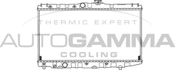 Autogamma 101014 - Radiators, Motora dzesēšanas sistēma autodraugiem.lv