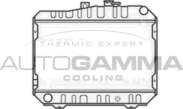 Autogamma 101024 - Radiators, Motora dzesēšanas sistēma autodraugiem.lv