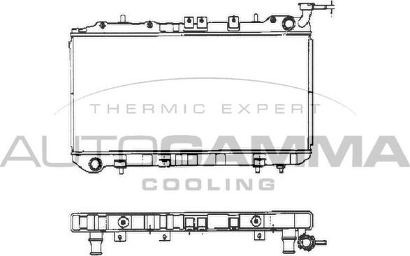 Autogamma 101391 - Radiators, Motora dzesēšanas sistēma autodraugiem.lv