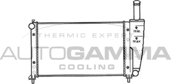 Autogamma 101398 - Radiators, Motora dzesēšanas sistēma autodraugiem.lv