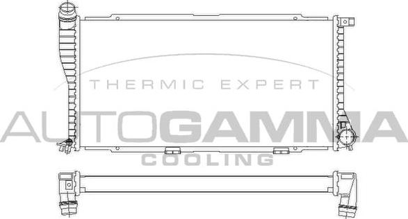 Autogamma 101392 - Radiators, Motora dzesēšanas sistēma autodraugiem.lv