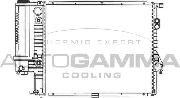 Autogamma 101360 - Radiators, Motora dzesēšanas sistēma autodraugiem.lv