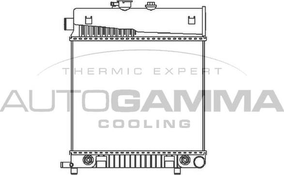 Autogamma 101315 - Radiators, Motora dzesēšanas sistēma autodraugiem.lv