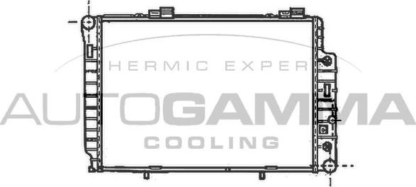 Autogamma 101316 - Radiators, Motora dzesēšanas sistēma autodraugiem.lv