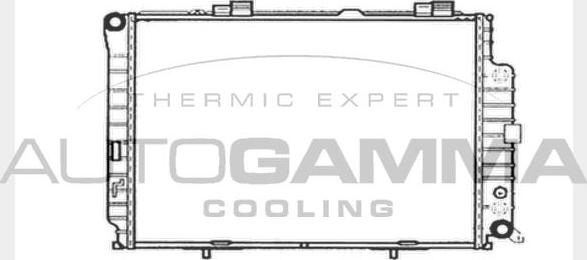 Autogamma 101382 - Radiators, Motora dzesēšanas sistēma autodraugiem.lv