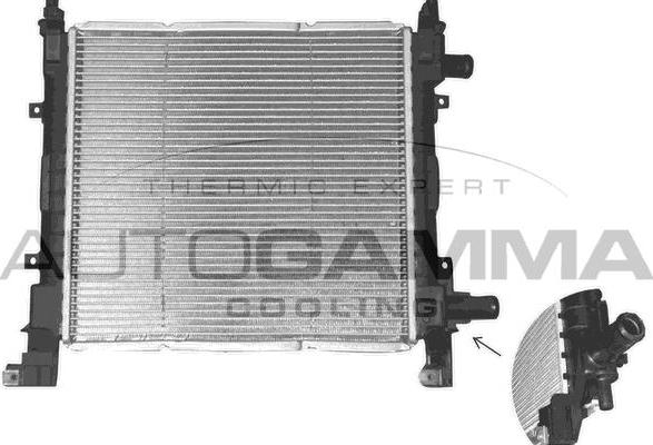 Autogamma 101332 - Radiators, Motora dzesēšanas sistēma autodraugiem.lv