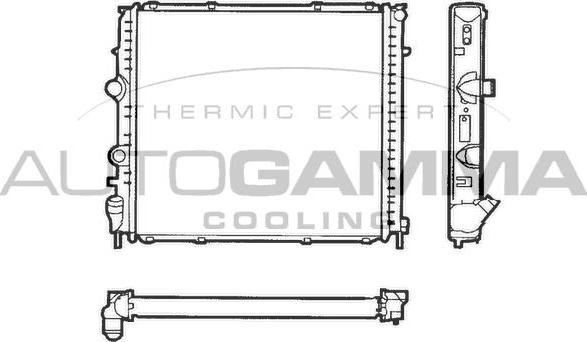 Autogamma 101246 - Radiators, Motora dzesēšanas sistēma autodraugiem.lv