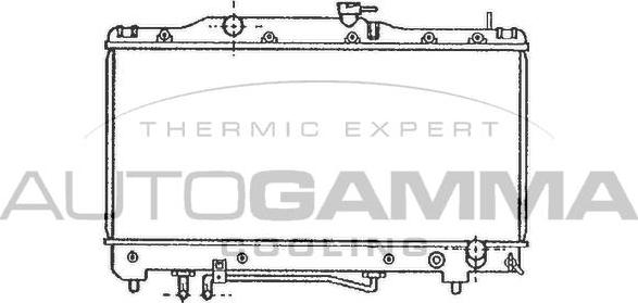 Autogamma 101269 - Radiators, Motora dzesēšanas sistēma autodraugiem.lv