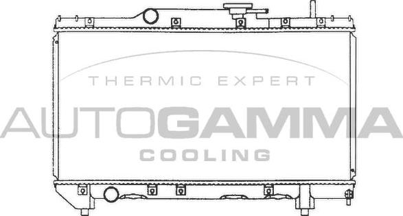 Autogamma 101268 - Radiators, Motora dzesēšanas sistēma autodraugiem.lv