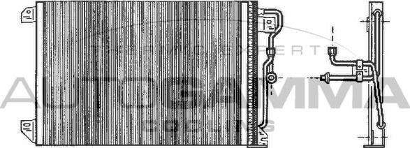 Autogamma 101754 - Kondensators, Gaisa kond. sistēma autodraugiem.lv