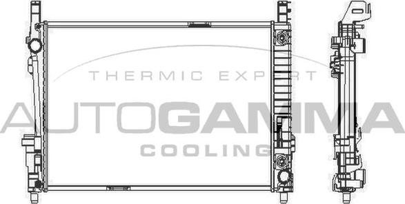 Autogamma 103994 - Radiators, Motora dzesēšanas sistēma autodraugiem.lv