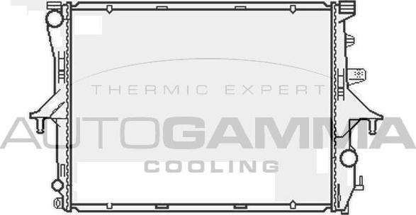 Autogamma 103941 - Radiators, Motora dzesēšanas sistēma autodraugiem.lv