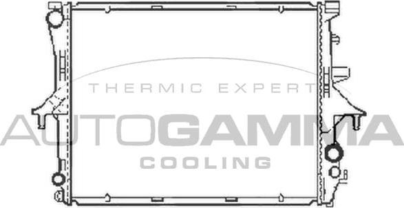 Autogamma 103942 - Radiators, Motora dzesēšanas sistēma autodraugiem.lv