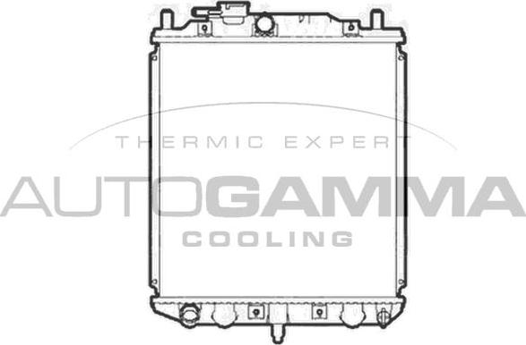 Autogamma 103909 - Radiators, Motora dzesēšanas sistēma autodraugiem.lv