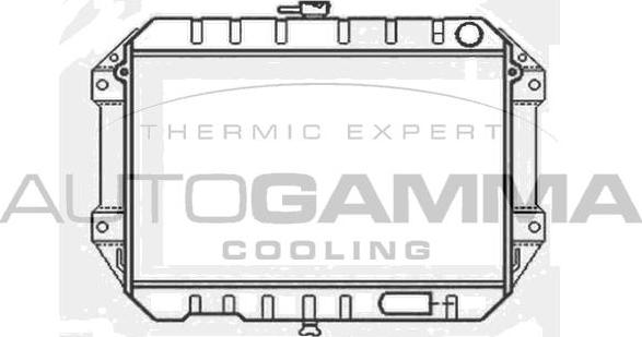 Autogamma 103914 - Radiators, Motora dzesēšanas sistēma autodraugiem.lv