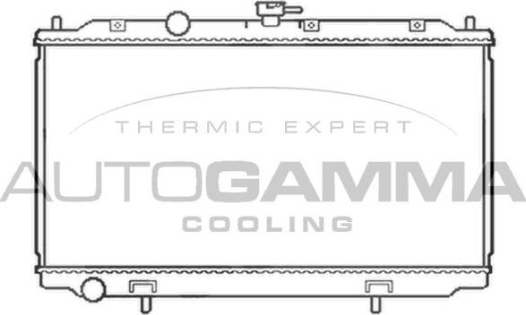 Autogamma 103497 - Radiators, Motora dzesēšanas sistēma autodraugiem.lv