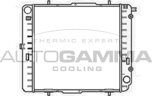 Autogamma 103466 - Radiators, Motora dzesēšanas sistēma autodraugiem.lv