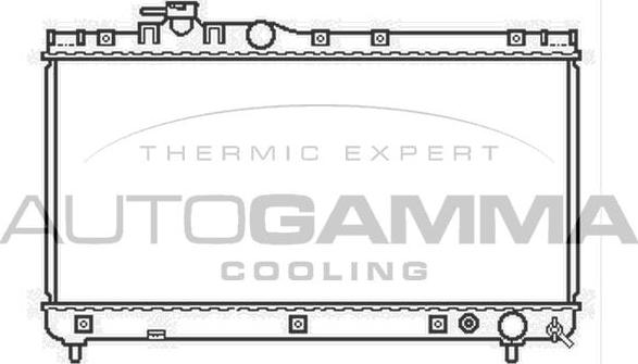 Autogamma 103416 - Radiators, Motora dzesēšanas sistēma autodraugiem.lv