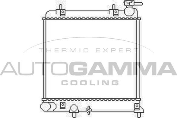 Autogamma 103436 - Radiators, Motora dzesēšanas sistēma autodraugiem.lv